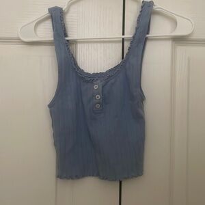 American eagle small blue tank